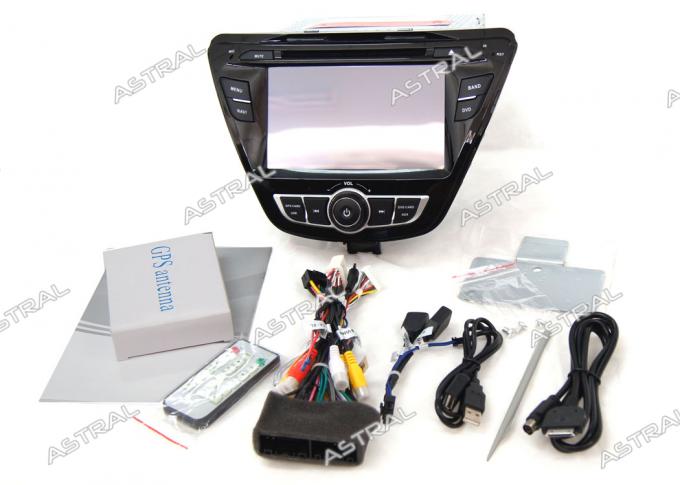دستگاه رادیو Hyundai DVD Player Elantra 2014 سیستم ناوبری GPS همراه با RDS DVR