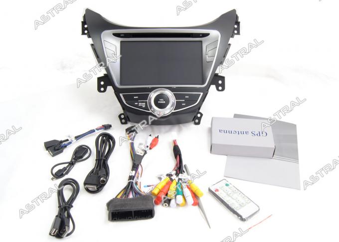 سیستم عامل آندروید Elantra Hyundai پخش دی وی دی اتومبیل جیپیاس ناوبری Steering Wheel Control TV