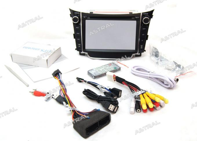 ناوبری خودکار HYUNDAI DVD Player I30 تلویزیون GPS بلوتوث دستی رایگان رادیو جیپیاس برای اتومبیل