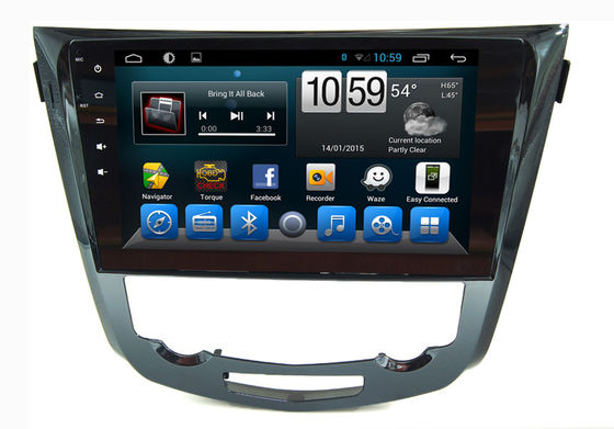 چین A9 Quad Core Car Multimedia Navigation System For Nissan X - Trail With Radio DVD تامین کننده