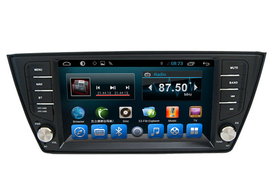 چین Quad Core Volkswagen Gps Navigation VW Fabia Radio Stereo Bluetooth تامین کننده