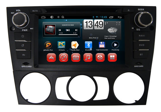 چین Central Multimedia Double Din Car Dvd Players BMW 3 Manual With GPS Bluetooth تامین کننده