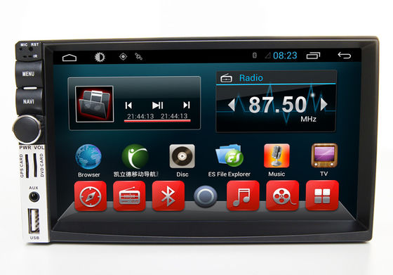 چین 2 Din Car Radio Stereo DVD Player Car GPS Navigation System 7 Inch تامین کننده