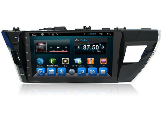چین 10 Inch TOYOTA GPS Navigation Car Central Multimedia Toyota Corolla 2014 Asia تامین کننده