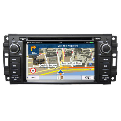 چین 6.2 Inch Touch Screen Car Radio Dvd Player / Dvd Gps Navigation System For Jeep تامین کننده