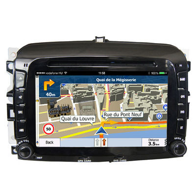 چین Double Din FIAT Navigation System High Resolution With Capacitive Touch Panel تامین کننده