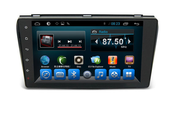چین Android 6.0 Double Din Navigation Bluetooth , Multimedia Car Navigation System Mazda 3 2004-2009 تامین کننده