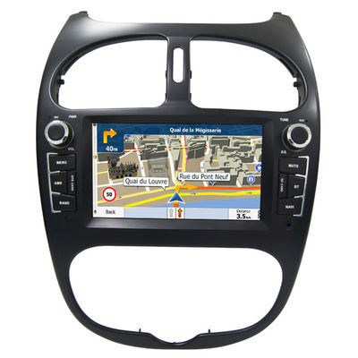 چین Car Stereo Installation Kits Peugeot Navigation System , Peugeot 206 Android Car Radio With Bluetooth And Gps تامین کننده