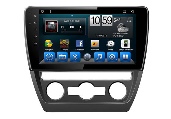 چین Vw GPS Auto Navigation Systems Touchscreen Car DVD Volkswagen Sagitar 2015-2017 تامین کننده