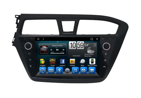 چین Android 7.1 2 Din Car Radio Hyundai DVD Player Bluetooth GPS Head Unit for I20 تامین کننده