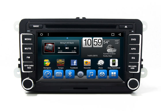 چین Magotan Dvd Player Automotive VOLKSWAGEN GPS Navigation System Bluetooth TV تامین کننده