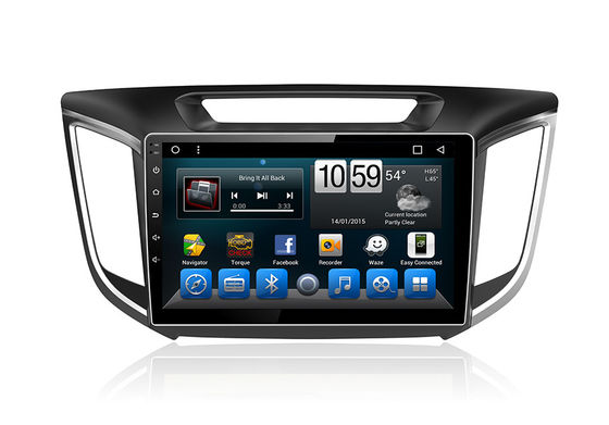 چین Car GPS Unit Android System Double Din Radio With Navigation Touch Screen Ix25 Creta تامین کننده