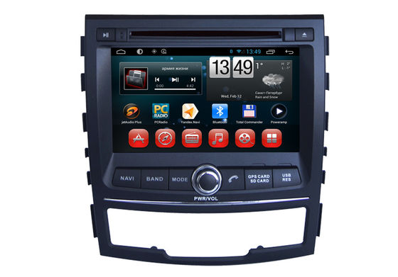 چین Ssangyong Korando سیستم ناوبری GPS خودرو Android DVD Player 3G WIFI SWC BT تامین کننده