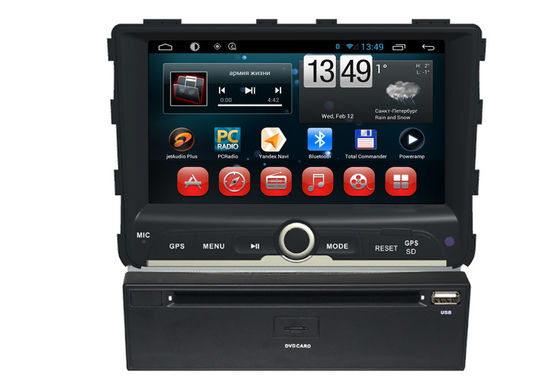 چین جیپیاس خودرو Ssangyong Rexton W سیستم ناوبری دی وی دی پلیر آندروید OS صفحه نمایش لمسی تامین کننده