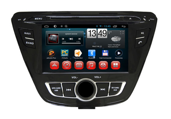 چین دستگاه پخش رادیو Android Stereo Hyundai DVD Player Elantra 2014 GPS ورودی دوربین iPod SWC تامین کننده