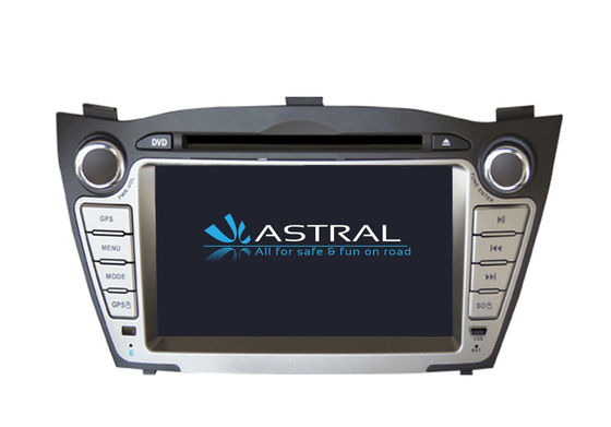 چین صفحه نمایش لمسی HYUNDAI DVD Player IX35 Tucson ناوبری GPS رادیو تلویزیون BT کنترل فرمان تامین کننده