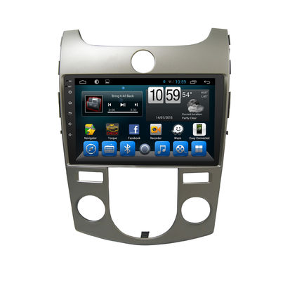 چین کنترل چرخ فرمان KIA DVD Player 9 اینچ Kia Forte سیستم ناوبری GPS اتومبیل تامین کننده