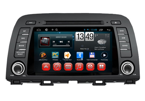 چین Mazda 6 2014 / CX-5 چندرسانه ای مرکزی چند رسانه ای GPS Sat Nav رادیو گیرنده تلویزیون بلوتوث صفحه لمسی تامین کننده
