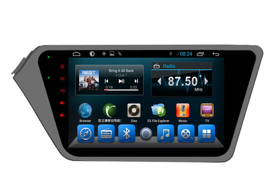 چین A9 Dual Core Kia Media Players آندروید GPS Navi پشتیبانی رادیو فای تامین کننده
