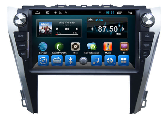 چین HD Video 1080P Toyota GPS Radio Camry 10.1 Inch Touch Screen تامین کننده