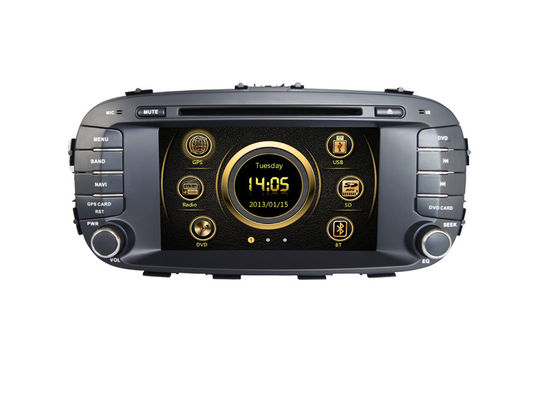چین In Car DD CD Player 3G Bluetooth SWC Camera Input Aux In for KIA Soul تامین کننده