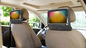 بالش ماشین بالش Dual Headrest Dvd Player برای ماشین Black Beige Grey تامین کننده