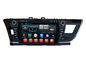 لمسی صفحه نمایش تویوتا 2014 Corolla GPS ناوبری / پخش دی وی دی با آی پاد BT SWC تلویزیون تامین کننده