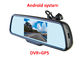 5 inch Rear view mirror monitor with DVR and GPS Navigation with Android os system تامین کننده