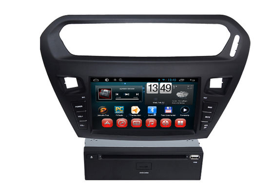 چین Quad core PEUGEOT Navigation System With 8.0 Inch Touch Screen / Auto Rear Viewing تامین کننده