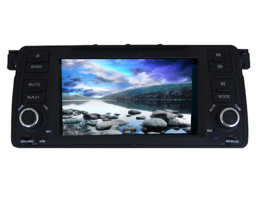 چین Multimedia Car Navigation System with gps wifi 3g camera input for BMW E46 تامین کننده